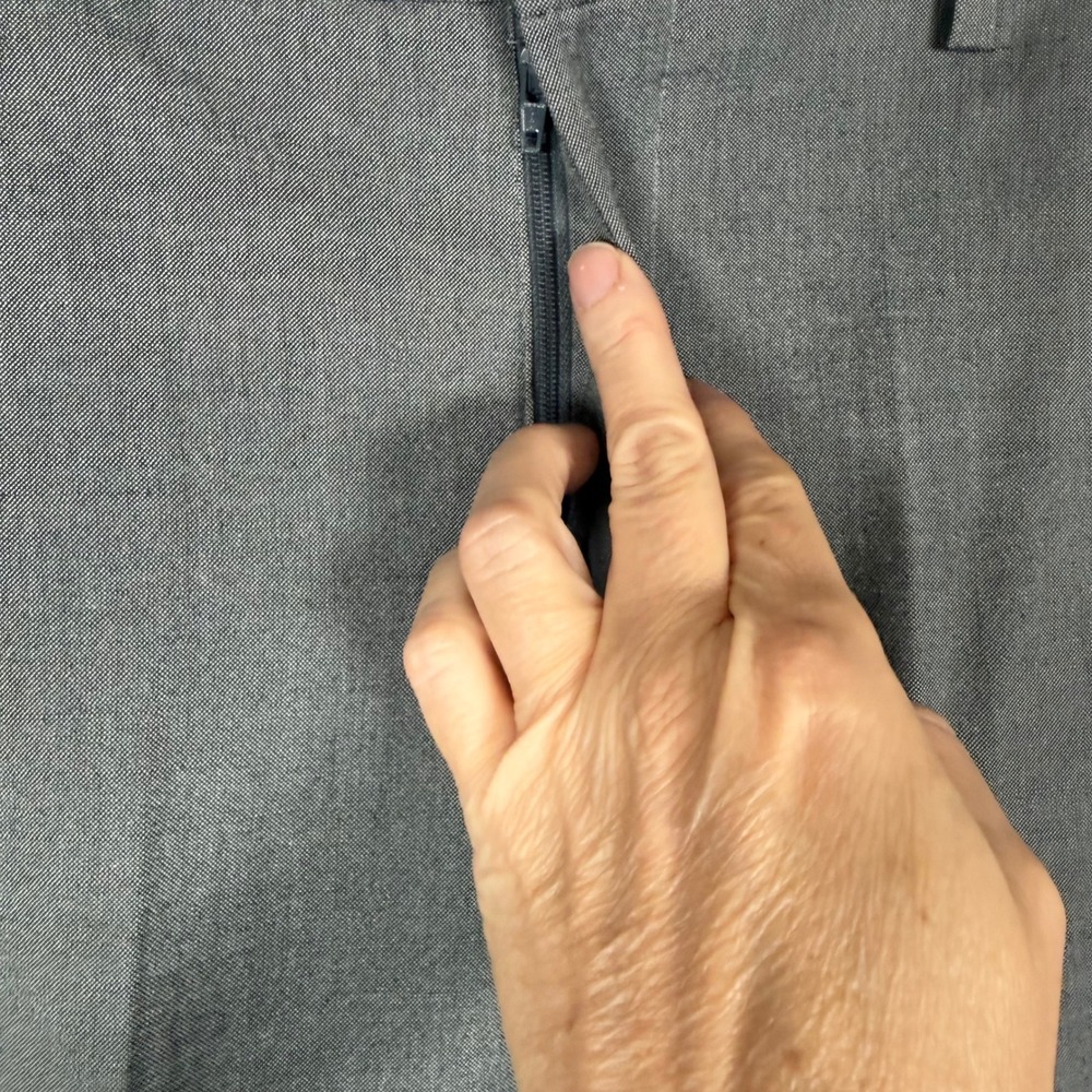 Express Slim Gray 42R Jacket 32/28 Pant Suit Business Office Church - Picture 16 of 16